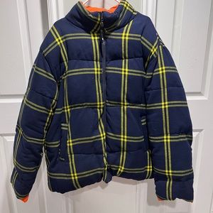 unisex reversible collusion puffer jacket